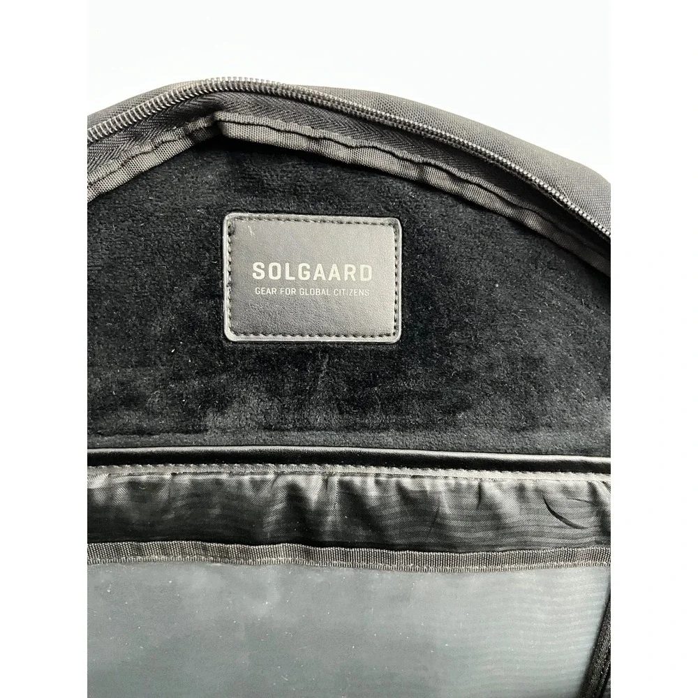 Solgaard Lifepack Laptop Backpack Black USB Charging Port Travel Bag